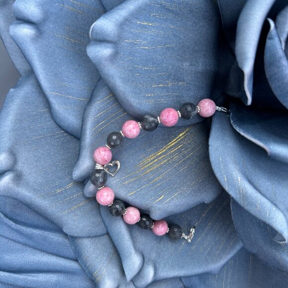 Silver Heart Hand Made Bracelet by Anwen - Picture 16 of 16